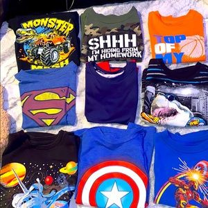 Bundle boys size small(4-5) to a large (8-9)